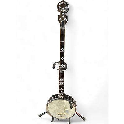 Gold Tone Used Gold Tone White Lady 250 Black and Silver Banjo