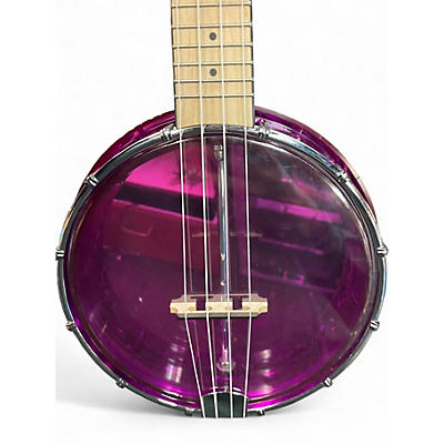 Used Gold Tone banjolele magenta Ukulele