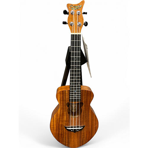 Used Goldfish Guitars FISHUKU SPALTED MAPLE NATURAL Ukulele NATURAL