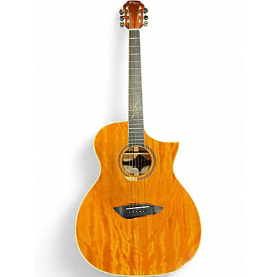 Used Gopher Wood G-420 Natural Acoustic Electric Guitar