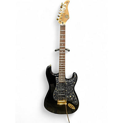 Used Gopherwood S Classic V Black Solid Body Electric Guitar