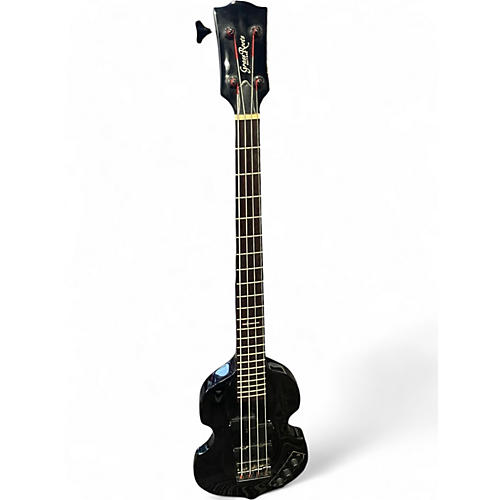 Used Grass Roots Luna Sea Violin Bass Black Electric Bass Guitar Black