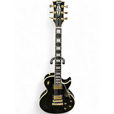 Used Greco ECG75 black Solid Body Electric Guitar