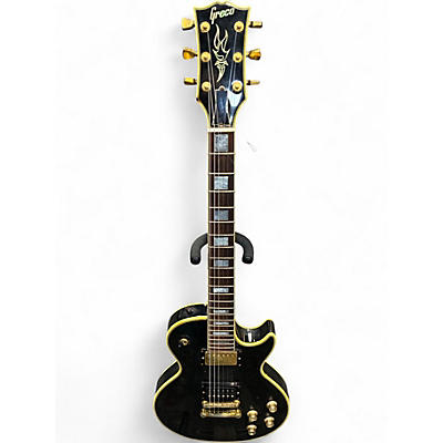 Used Greco EG600 MIJ Black Solid Body Electric Guitar