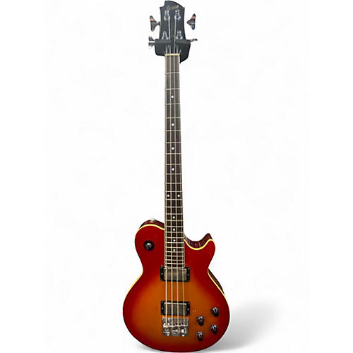 Used Greco LGB-100 Short Scale Cherry Sunburst Electric Bass Guitar Cherry Sunburst