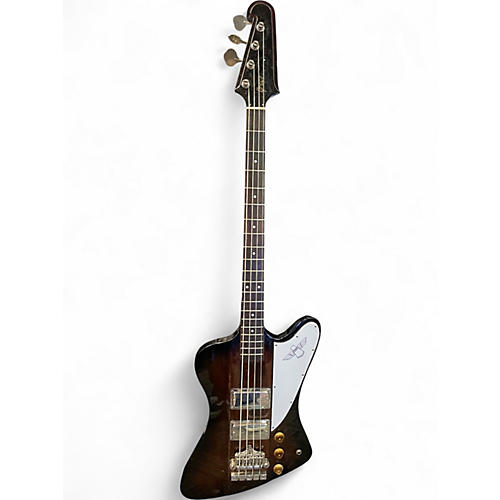 Used Greco Thunderbird Clone Vintage Sunburst Electric Bass Guitar Vintage Sunburst