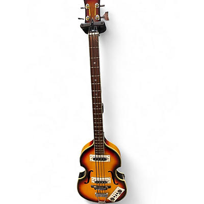 Used Greco violin bass 2 Tone Sunburst Electric Bass Guitar