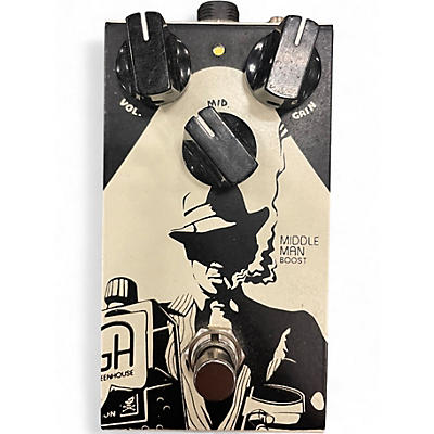 Used Green House Middle Man Boost Effect Pedal