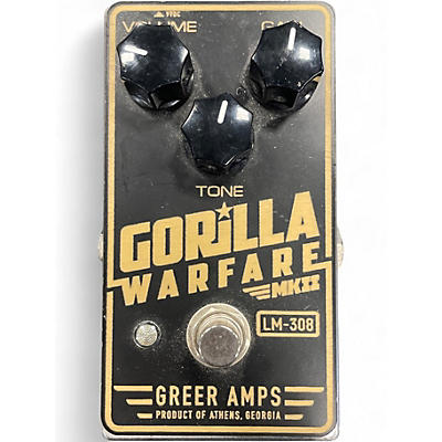 Used Greer Amplification Gorilla Warfare MKII Effect Pedal