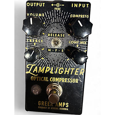 Used Greer Amplification LAMPLIGHTER OPTICAL COMPRESSOR Effect Pedal