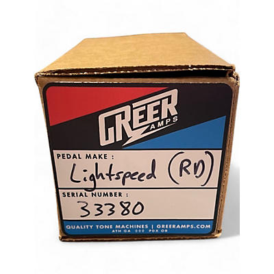 Greer Amplification Used Greer Amplification LIGHTSPEED  Effect Pedal