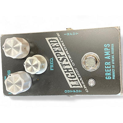 Used Greer Amplification LIGHTSPEED Effect Pedal