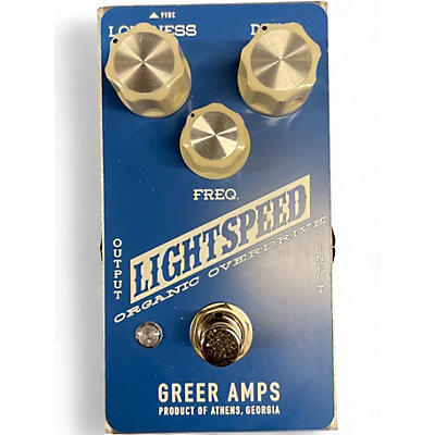 Used Greer Amplification LIGHTSPEED Effect Pedal