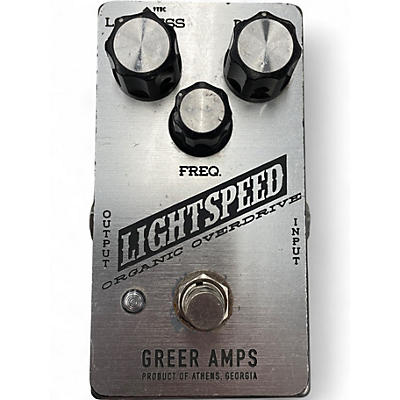 Used Greer Amplification LIGHTSPEED ORGANIC OVERDRIVE Effect Pedal