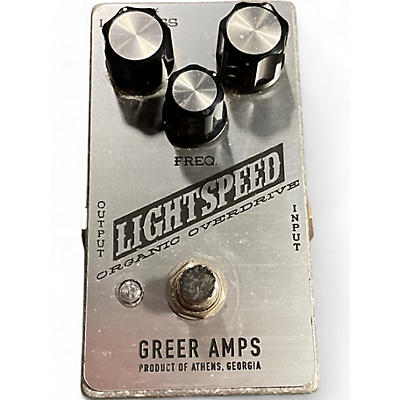 Greer Amplification Used Greer Amplification LIGHTSPEED OVERDRIVE Effect Pedal