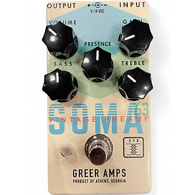 Used Greer Amplification Soma 63 Vintage Preamp Effect Pedal