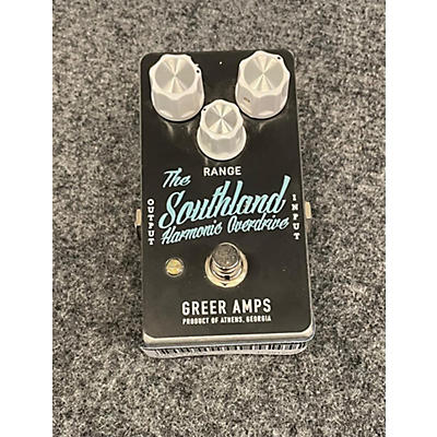 Greer Amplification Used Greer Amplification Southland Harmonic Overdrive Effect Pedal