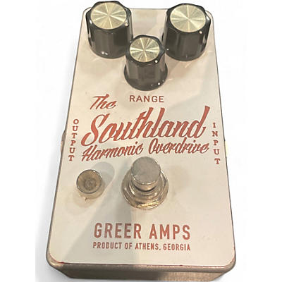 Used Greer Amplification THE SOUTHLAND HARMONIC OVERDRIVE Effect Pedal