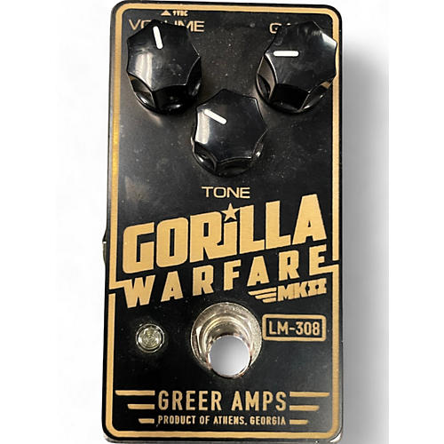 Used Greer Amplification gorilla warfare Effect Pedal