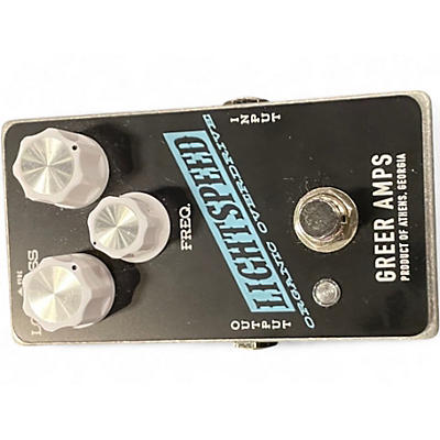 Used Greer Amplification lightspeed organic overdrive Effect Pedal