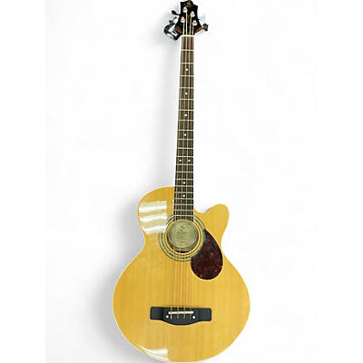 Used Greg Bennett Design by Samick AB-2 Natural Acoustic Bass Guitar