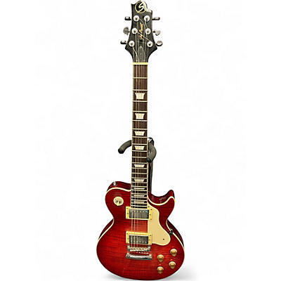 Used Greg Bennett Design by Samick AVION Red Solid Body Electric Guitar