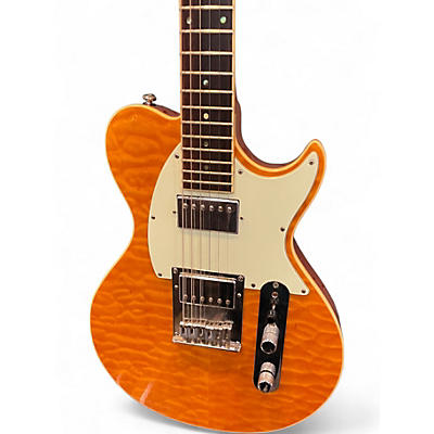 Used Greg Bennett Design by Samick Avion AV4 Quilted Maple Solid Body Electric Guitar