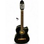 Used Greg Bennett Design by Samick C1CE Black Classical Acoustic Electric Guitar Black