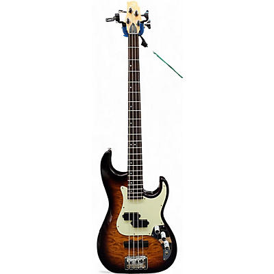 Used Greg Bennett Design by Samick CORSAIR Tobacco Burst Electric Bass Guitar