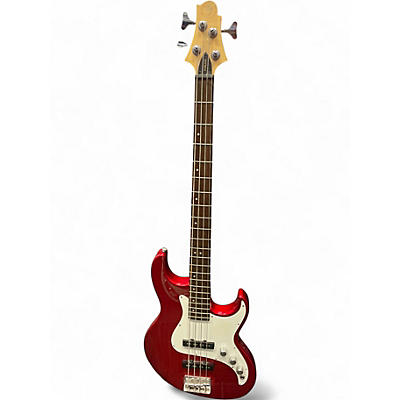 Used Greg Bennett Design by Samick FAIRLANE Red Electric Bass Guitar