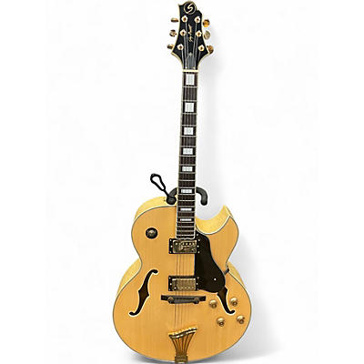 Used Greg Bennett Design by Samick JZ-213 Natural Hollow Body Electric Guitar