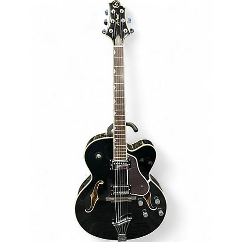 Used Greg Bennett Design by Samick JZT-15 LASALLE METALLIC BLACK Hollow Body Electric Guitar METALLIC BLACK
