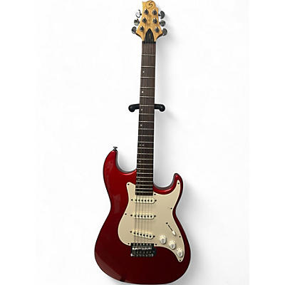 Used Greg Bennett Design by Samick Malibu Candy Apple Red Solid Body Electric Guitar