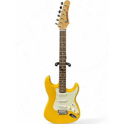 Used Greg Bennett Design by Samick Malibu Yellow Solid Body Electric Guitar