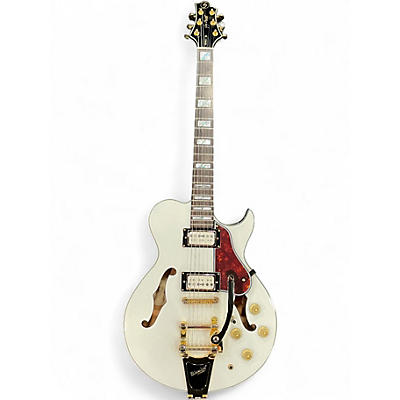 Used Greg Bennett Design by Samick Royale RL4LTD DIAMOND SPARKLE Hollow Body Electric Guitar