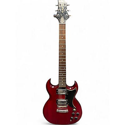 Used Greg Bennett Design by Samick Torino Burgundy Solid Body Electric Guitar