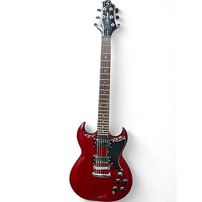 Used Greg Bennett Design by Samick Torino sg Cherry Solid Body Electric Guitar