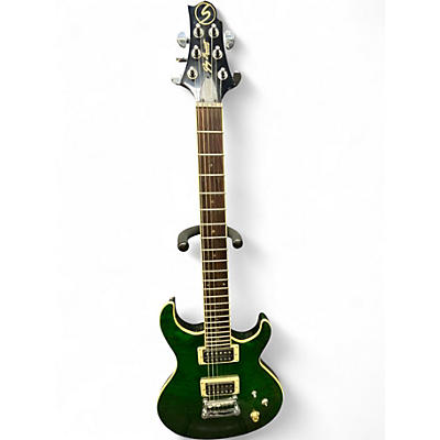 Used Greg Bennett Design by Samick ULTRAMATIC Green Solid Body Electric Guitar