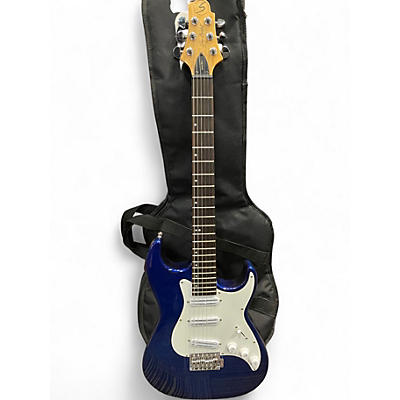Used Greg Bennett Design by Samick malibu Blue Solid Body Electric Guitar