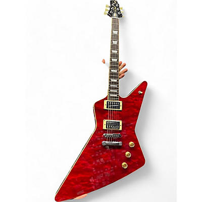 Greg Bennett Design by Samick Used Greg Bennett Design by Samick rw2 Crimson Red Trans Solid Body Electric Guitar