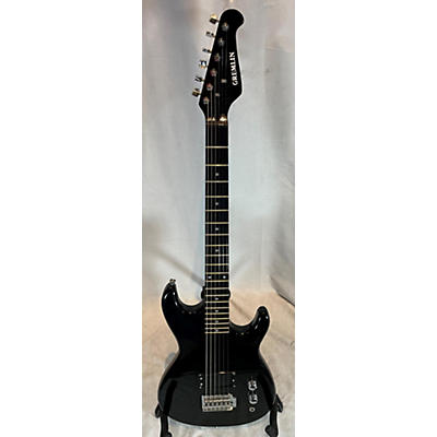 Used Gremlin Electric Guitar Black Electric Guitar