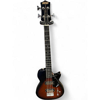 Used Gretch ELECTROMATIC 2 Tone Sunburst Electric Bass Guitar