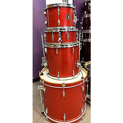 Used Gretsch 4 piece Energy Red Drum Kit