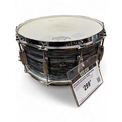 Used Gretsch 6.5X14 RENOWN SNARE Silver Oyster Pearl Drum