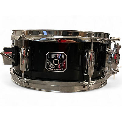 Used Gretsch Drums 12X5.5 Black Hawk Black Drum