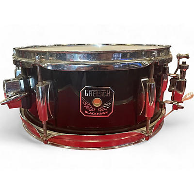 Used Gretsch Drums 12X6 Blackhawk Snare Black Drum