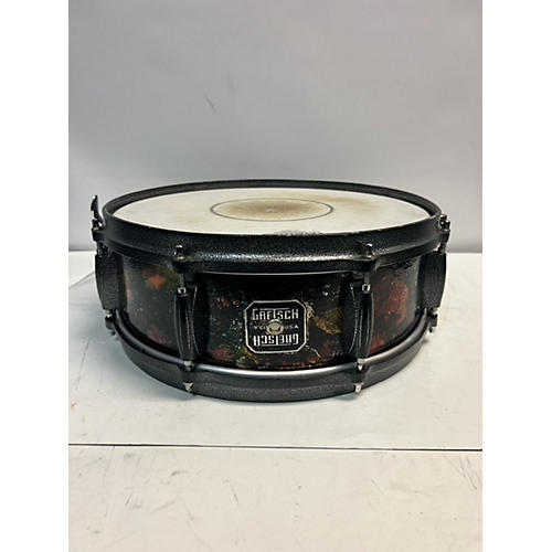 Gretsch Drums Used Gretsch Drums 14X5  USA GB4160 Chrome Over Brass Drum Multicolor Ink Multicolor Ink 210