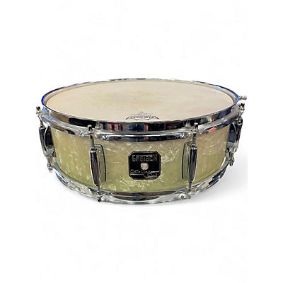 Used Gretsch Drums 14X5.5 Catalina Snare Pearl White Drum
