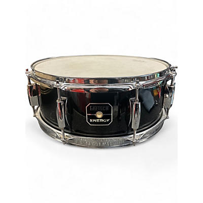 Used Gretsch Drums 14X5.5 Energy Snare Black Drum