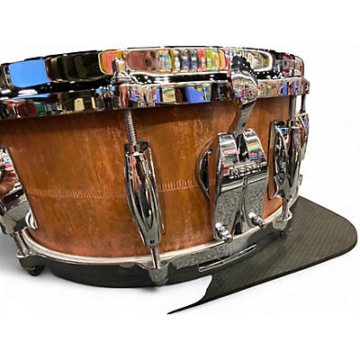 Used Gretsch Drums 14X5.5 GAS5514-KC KEITH CARLOCK SIGNATURE BRASS - PETINA FINISH Drum